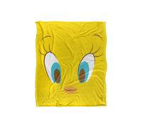 Warner Brothers Looney Tunes Officially Licensed Silky Touch Super Soft Throw Blanket 152 x 127 cm in White Warner Brothers White 152 x 127 cm
