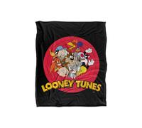 Warner Brothers Looney Tunes Officially Licensed Silky Touch Super Soft Throw Blanket 152 x 127 cm in White Warner Brothers White 152 x 127 cm