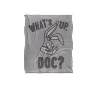 Warner Brothers Looney Tunes Officially Licensed Silky Touch Super Soft Throw Blanket 152 x 127 cm in White Warner Brothers White 152 x 127 cm