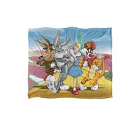 Warner Brothers Looney Tunes Officially Licensed Silky Touch Super Soft Throw Blanket 152 x 127 cm in White Warner Brothers White 152 x 127 cm