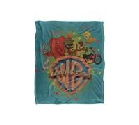 Warner Brothers Looney Tunes Officially Licensed Silky Touch Super Soft Throw Blanket 152 x 127 cm in White Warner Brothers White 152 x 127 cm