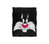Warner Brothers Looney Tunes Officially Licensed Silky Touch Super Soft Throw Blanket 152 x 127 cm in White Warner Brothers White 152 x 127 cm