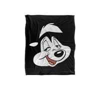 Warner Brothers Looney Tunes Officially Licensed Silky Touch Super Soft Throw Blanket 152 x 127 cm in White Warner Brothers White 152 x 127 cm