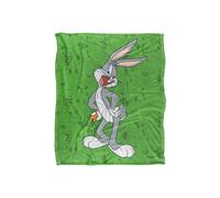 Warner Brothers Looney Tunes Officially Licensed Silky Touch Super Soft Throw Blanket 152 x 127 cm in White Warner Brothers White 152 x 127 cm