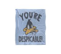 Warner Brothers Looney Tunes Officially Licensed Silky Touch Super Soft Throw Blanket 152 x 127 cm in White Warner Brothers White 152 x 127 cm