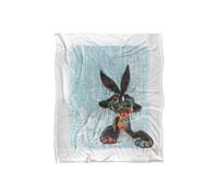 Warner Brothers Looney Tunes Officially Licensed Silky Touch Super Soft Throw Blanket 152 x 127 cm in White Warner Brothers White 152 x 127 cm