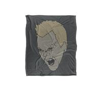 Warner Brothers Lost Boys, 152x127 cm Vamp Face Silky Touch Super Soft Throw Blanket in White Warner Brothers White 152x127 cm
