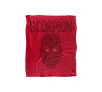 Warner Brothers Mortal Kombat 9 Scorpion Icon Silky Touch Super Soft Throw Blanket in White Warner Brothers White
