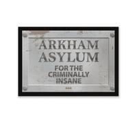 Warner Brothers Official Batman Core Arkham Asylum Entrance Mat 40Cm X 60Cm Dimension, Durable, Indoor Only