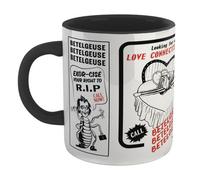 Warner Brothers Official Beetlejuice Call Now Mug - Black