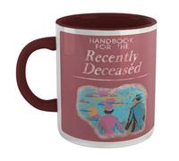 Warner Brothers Official Beetlejuice Handbook For The Recently Deceased Mug - Burgundy