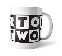 Warner Brothers Official Cartoon Network Logo Mug 100% Ceramic, Dishwasher Safe