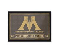 Warner Brothers Official Harry Potter Ministry Of Magic Entrance Mat 40Cm X 60Cm Dimension, Durable, Indoor Only