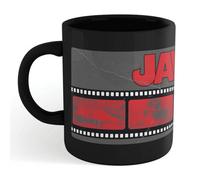 Warner Brothers Official Jaws Film Reel Mug - Black 100% Ceramic, Dishwasher Safe