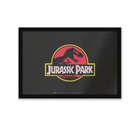 Warner Brothers Official Jurassic Park Evergreen Logo Entrance Mat 40Cm X 60Cm Dimension, Durable, Indoor Only