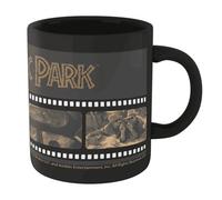 Warner Brothers Official Jurassic Park Jurassic Park Film Reel Mug - Black 100% Ceramic, Dishwasher Safe