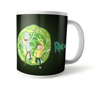 Warner Brothers Official Rick And Morty Portal Mug 100% Ceramic, Dishwasher Safe