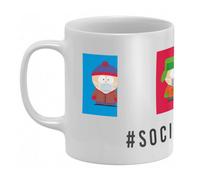 Warner Brothers Official South Park Social Distancing Mug 100% Ceramic, Dishwasher Safe