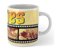 Warner Brothers Official The Goonies Film Reel Mug 100% Ceramic, Dishwasher Safe