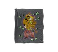 Warner Brothers Scooby Doo Officially Licensed Silky Touch Super Soft Throw Blanket 152 x 127 cm in White Warner Brothers White 152 x 127 cm
