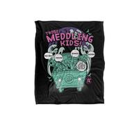 Warner Brothers Scooby Doo Officially Licensed Silky Touch Super Soft Throw Blanket 152 x 127 cm in White Warner Brothers White 152 x 127 cm