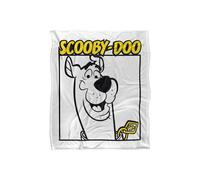 Warner Brothers Scooby Doo Officially Licensed Silky Touch Super Soft Throw Blanket 152 x 127 cm in White Warner Brothers White 152 x 127 cm