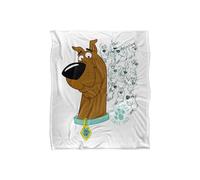 Warner Brothers Scooby Doo Officially Licensed Silky Touch Super Soft Throw Blanket 152 x 127 cm in White Warner Brothers White 152 x 127 cm