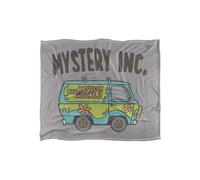 Warner Brothers Scooby Doo Officially Licensed Silky Touch Super Soft Throw Blanket 152 x 127 cm in White Warner Brothers White 152 x 127 cm