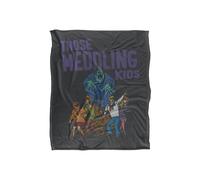 Warner Brothers Scooby Doo Officially Licensed Silky Touch Super Soft Throw Blanket 152 x 127 cm in White Warner Brothers White 152 x 127 cm