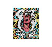 Warner Brothers Scooby Doo Officially Licensed Silky Touch Super Soft Throw Blanket 152 x 127 cm in White Warner Brothers White 152 x 127 cm