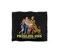 Warner Brothers Scooby Doo Officially Licensed Silky Touch Super Soft Throw Blanket 152 x 127 cm in White Warner Brothers White 152 x 127 cm