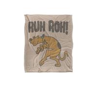 Warner Brothers Scooby Doo Officially Licensed Silky Touch Super Soft Throw Blanket 152 x 127 cm in White Warner Brothers White 152 x 127 cm