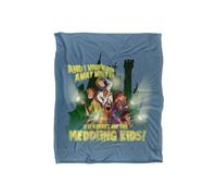 Warner Brothers Scooby Doo Officially Licensed Silky Touch Super Soft Throw Blanket 152 x 127 cm in White Warner Brothers White 152 x 127 cm