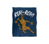 Warner Brothers Scooby Doo Officially Licensed Silky Touch Super Soft Throw Blanket 152 x 127 cm in White Warner Brothers White 152 x 127 cm