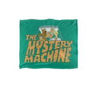 Warner Brothers Scooby Doo Officially Licensed Silky Touch Super Soft Throw Blanket 152 x 127 cm in White Warner Brothers White 152 x 127 cm
