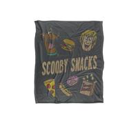 Warner Brothers Scooby Doo Officially Licensed Silky Touch Super Soft Throw Blanket 152 x 127 cm in White Warner Brothers White 152 x 127 cm