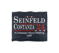 Warner Brothers Seinfeld Costanza 24 Blanket, 152x127 cm Silky Touch Super Soft Throw Blanket in White Warner Brothers White 152x127 cm