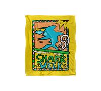 Warner Brothers Shark Week Television Series 152x127 cm Rad Surfing Shark Soft Blanket Warner Brothers Multicolor 152x127 cm