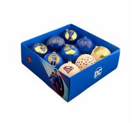 Warner Brothers Super Man Christmas Baubles Set 9 Piecers (7.5cm)