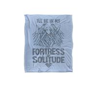 Warner Brothers Superman Officially Licensed Silky Touch Super Soft Throw Blanket 152 x 127 cm in White Warner Brothers White 152 x 127 cm