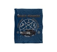 Warner Brothers Supernatural Saving People Silky Touch Super Soft Throw Blanket in White Warner Brothers White