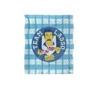 Warner Brothers Ted Lasso, 152x127 cm Team Lasso Silky Touch Super Soft Throw Blanket in White Warner Brothers White 152x127 cm