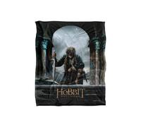 Warner Brothers The Hobbit Battle Of The Five Armies Officially Licensed Silky Touch Super Soft Throw Blanket 152 x 127 cm in White Warner Brothers White 152 x 127 cm