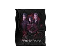 VAMPIRE DIARIES DAMON(SOMERHALDER), ELENA(DOBREV), STEFAN(WESLEY) Silky Touch Super Soft Throw Blanket 152 x 127 cm