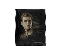 Warner Brothers Vampire Diaries Forever Silky Touch Super Soft Throw Blanket in White Warner Brothers White