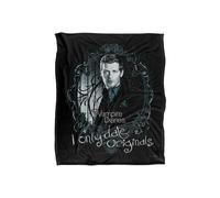 Warner Brothers Vampire Diaries Originals Silky Touch Super Soft Throw Blanket in White Warner Brothers White