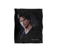 Warner Brothers Vampire Diaries Sometimes Silky Touch Super Soft Throw Blanket in White Warner Brothers White
