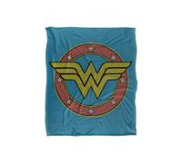 Warner Brothers Wonder Woman Officially Licensed Silky Touch Super Soft Throw Blanket 152 x 127 cm in White Warner Brothers White 152 x 127 cm