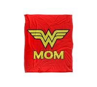 Warner Brothers Wonder Woman Officially Licensed Silky Touch Super Soft Throw Blanket 152 x 127 cm in White Warner Brothers White 152 x 127 cm