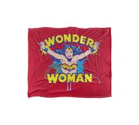 Warner Brothers Wonder Woman Officially Licensed Silky Touch Super Soft Throw Blanket 152 x 127 cm in White Warner Brothers White 152 x 127 cm